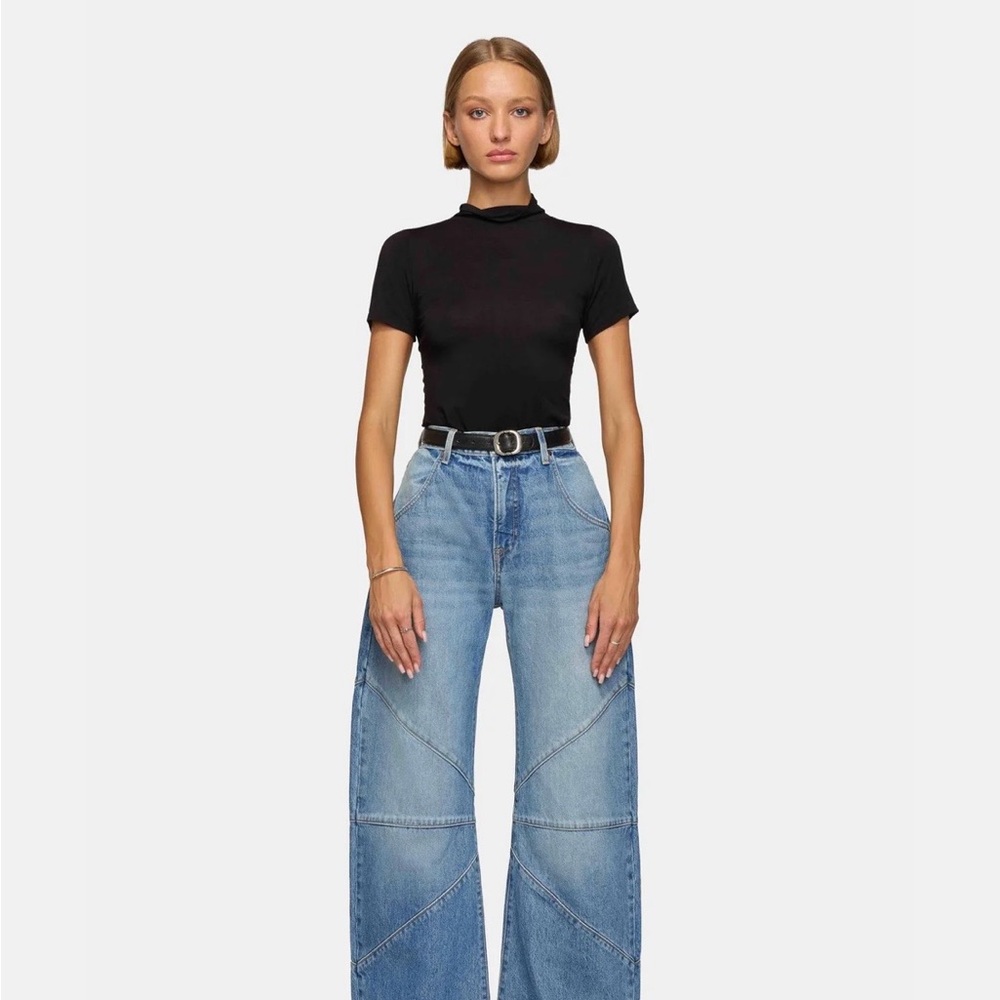 Wide Leg Blue Women's Jeans